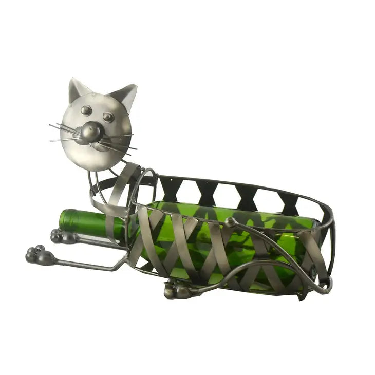 Cat Laying Down Wine Body Holder